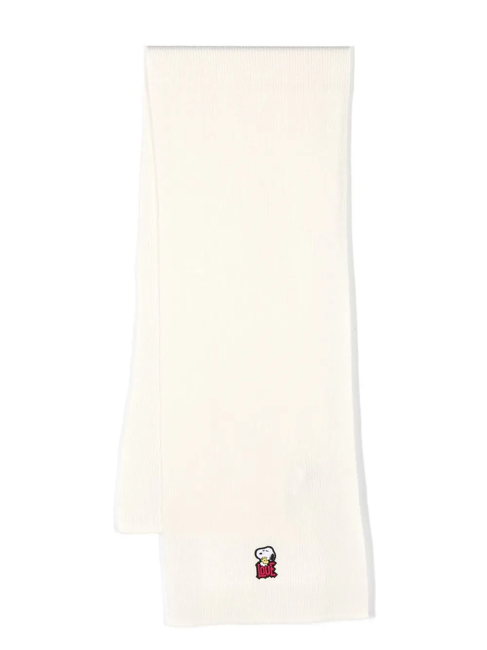 

Philosophy Di Lorenzo Serafini Snoopy Love-patch scarf - White