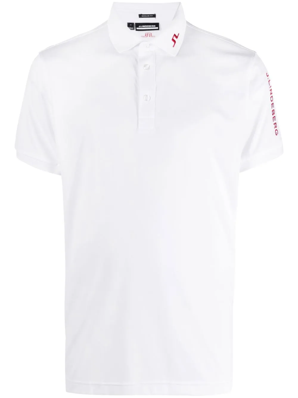 

J.Lindeberg embroidered-logo polo shirt - White