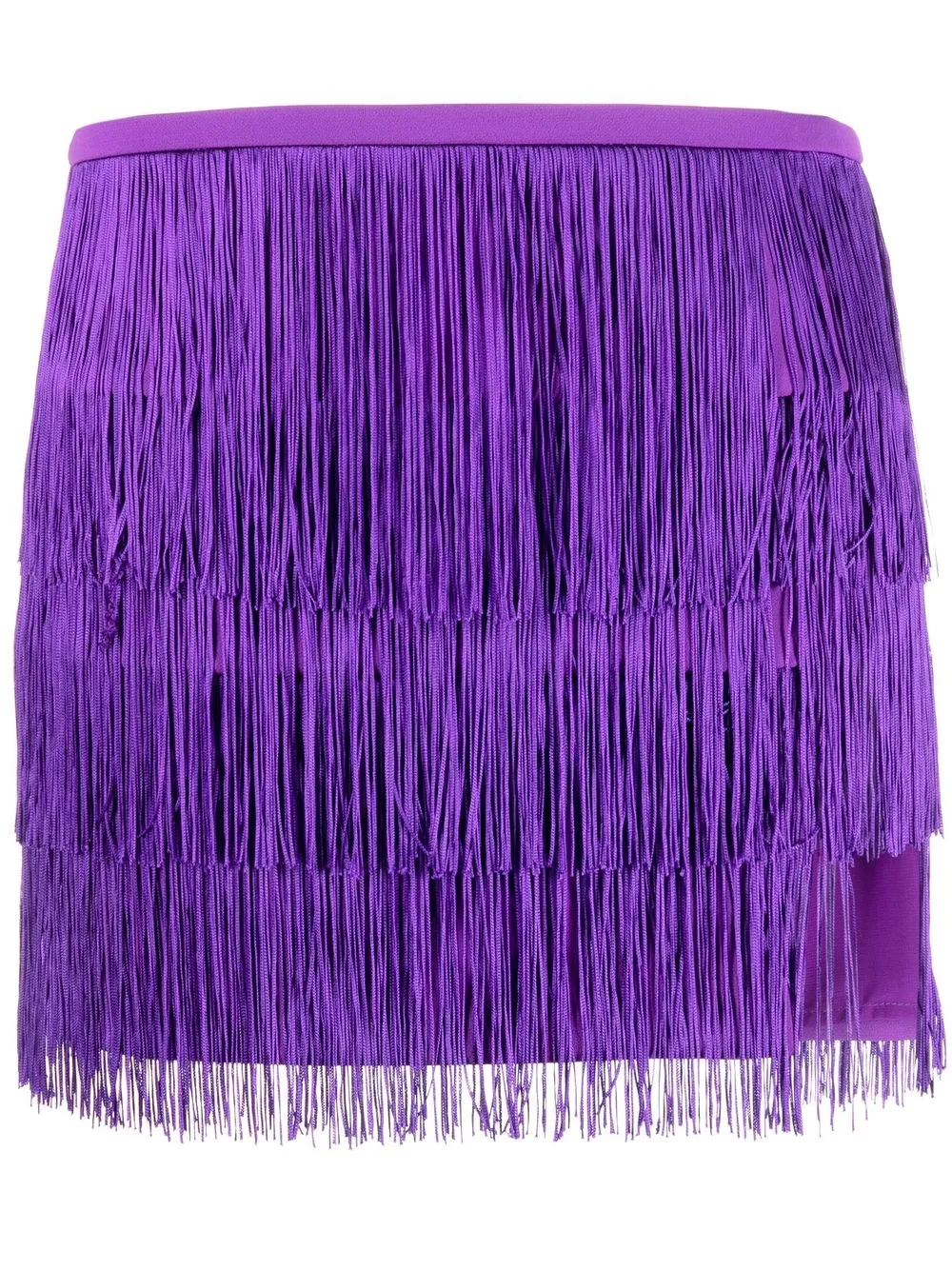 PINKO FRINGE-DETAIL STRAIGHT MINISKIRT