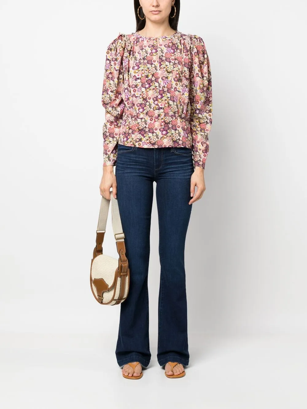PAIGE Flared jeans - Blauw