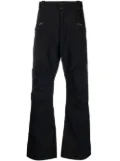 Peak Performance embroidered-logo straight trousers - Black