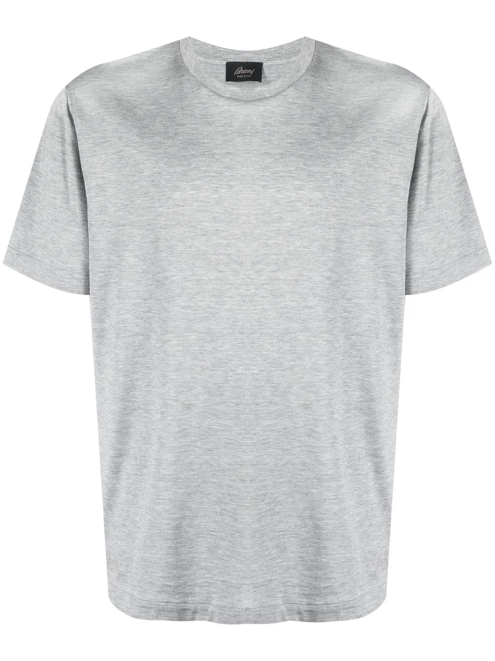 

Brioni round neck cotton T-shirt - Grey