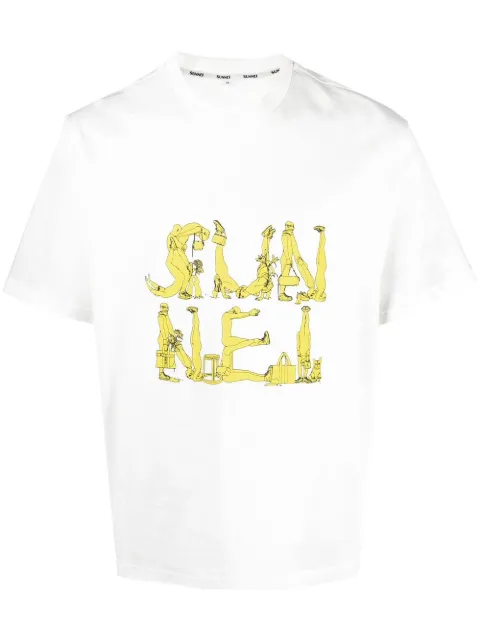 Sunnei logo-print cotton T-shirt