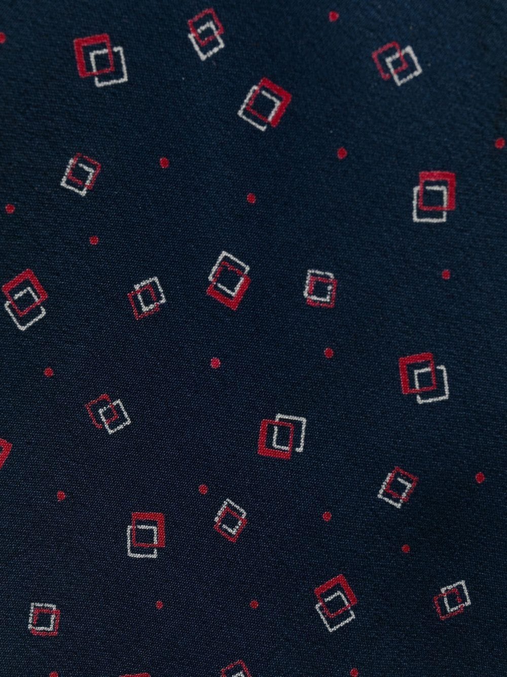 Yves Saint Laurent Pre-Owned 1990s pre-owned stropdas met print - Blauw