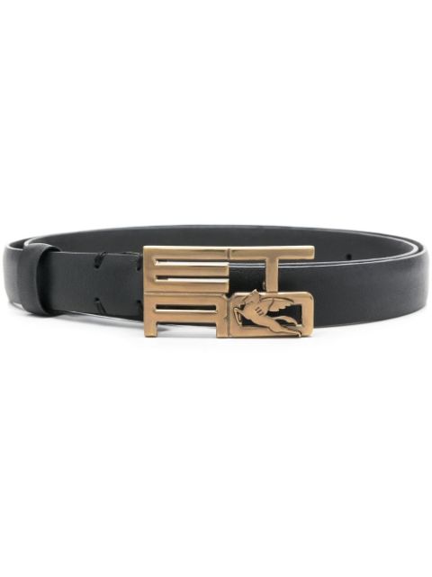 ETRO logo-buckle leather belt Women