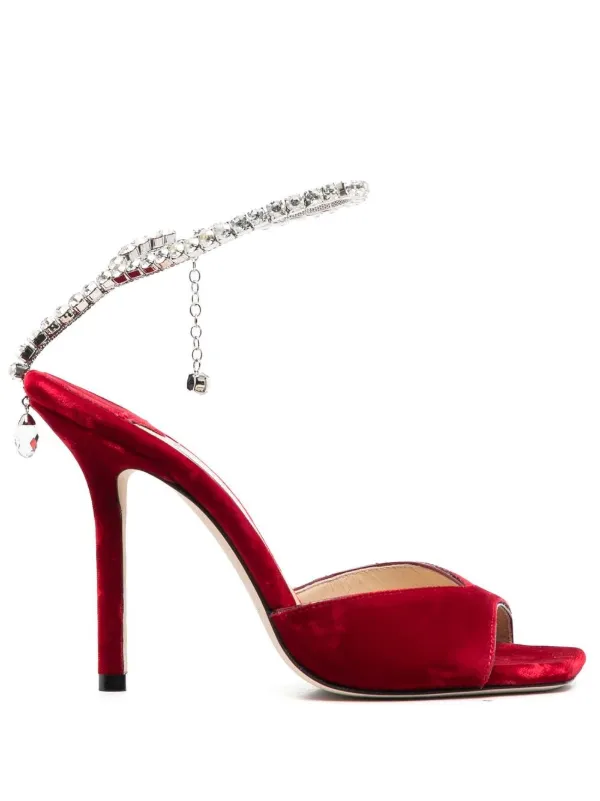 Jimmy choo red hot sale high heels