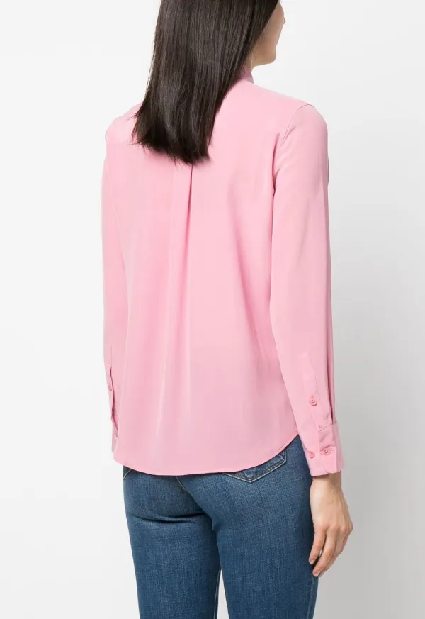 equipment pink blouse