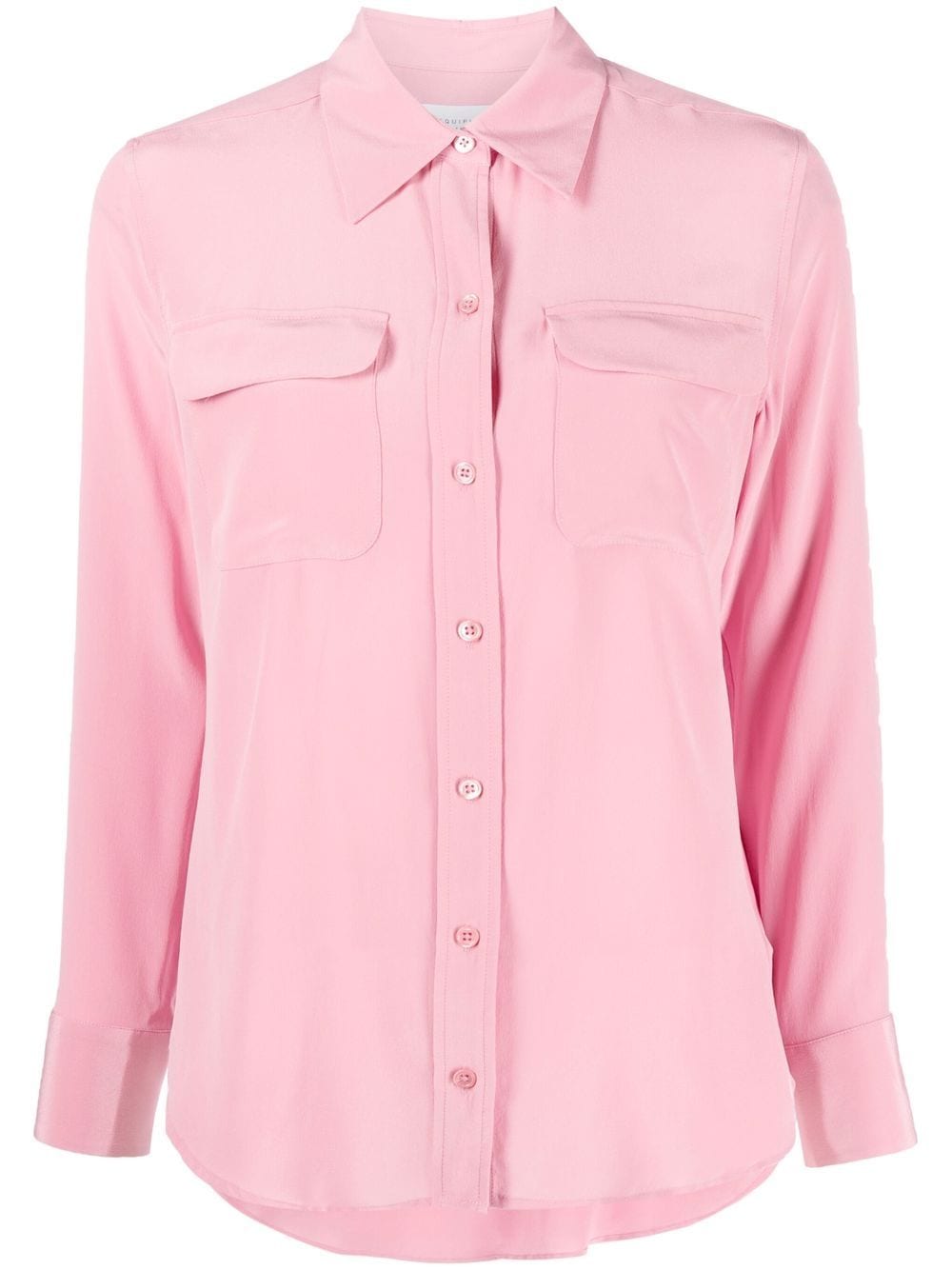 EQUIPMENT SILK LONG-SLEEVE SHIRT