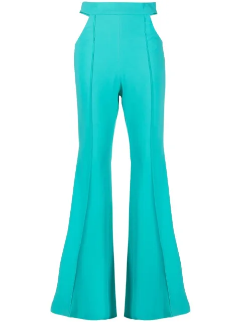 Giuseppe Di Morabito cut out-detail flared trousers