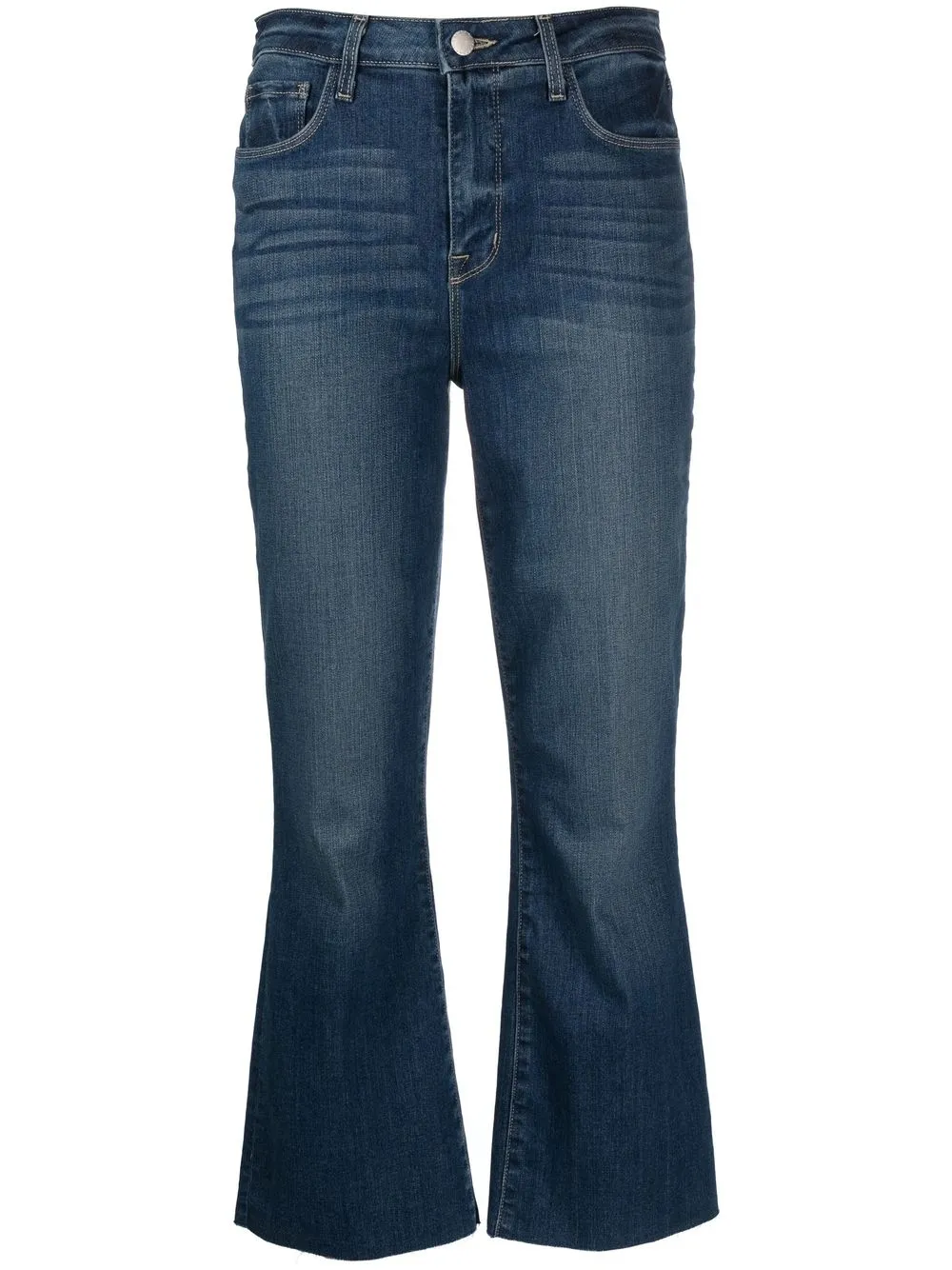 

L'Agence flared cropped jeans - Blue