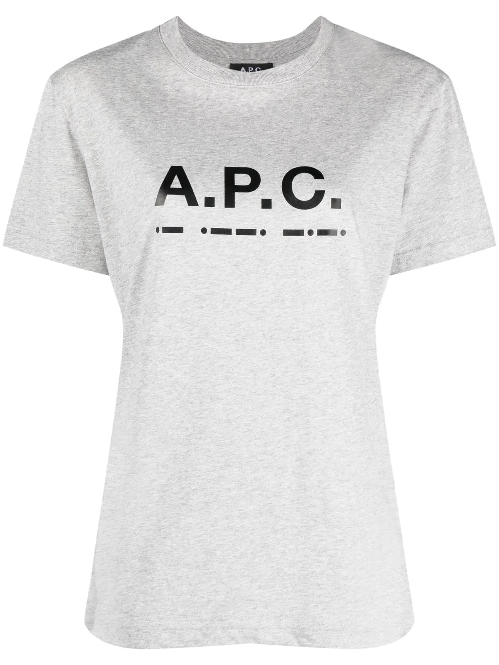 

A.P.C. playera Sven con logo estampado - Gris