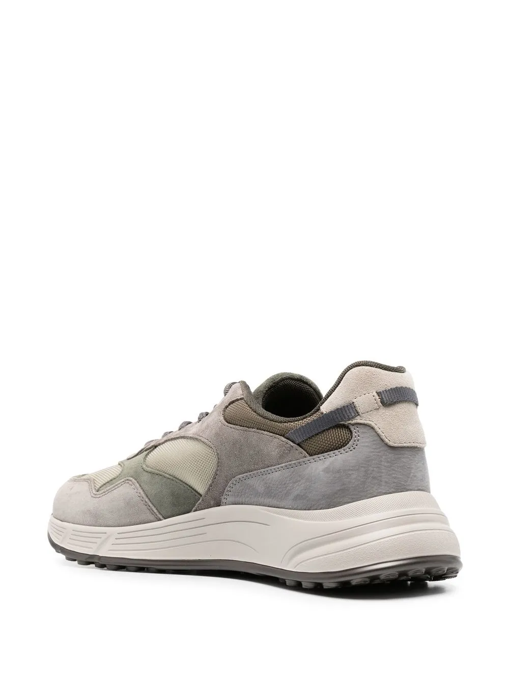 Hogan Hyperlight Colour-block Sneakers In Green