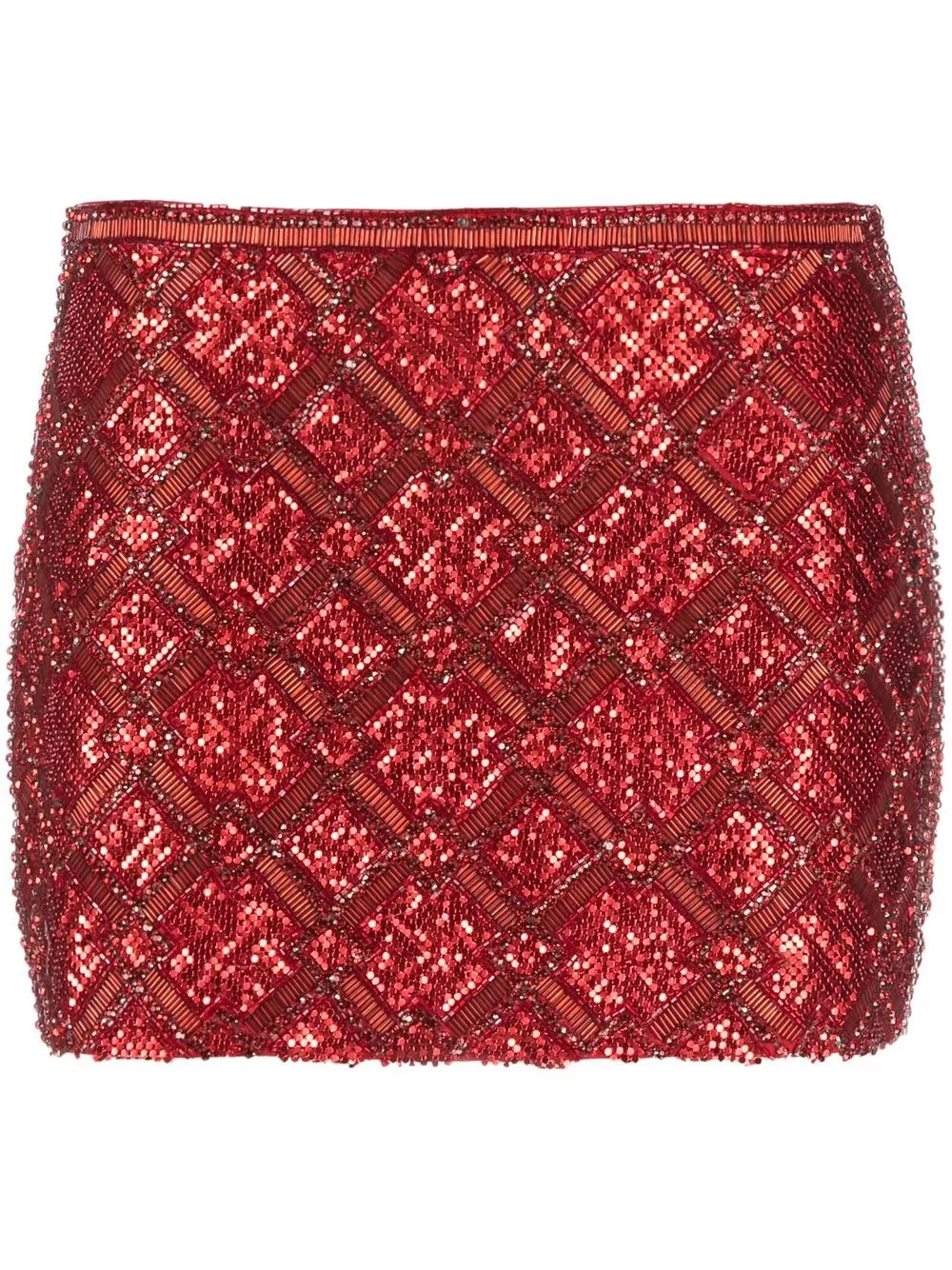 

Retrofete sequin mini skirt - Red