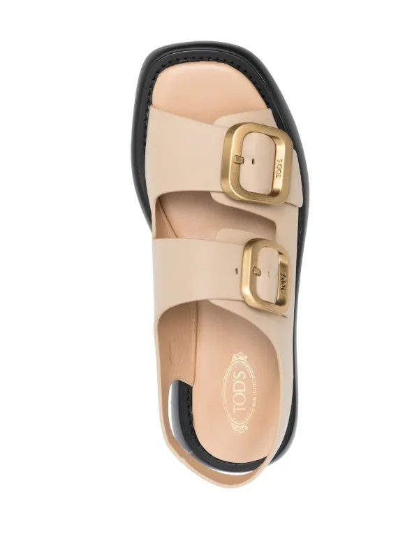 Open toe buckle online sandals