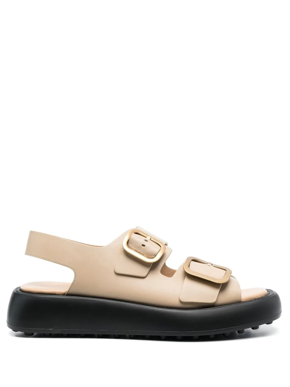 Tod's Buckle-strap Open-toe Sandals In Neutrals