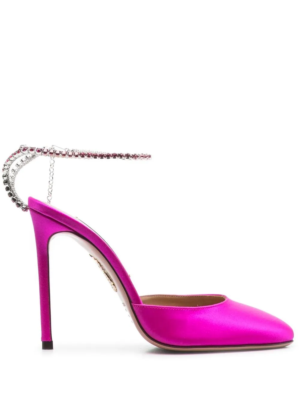 

Aquazzura Ice 105mm satin pumps - Pink