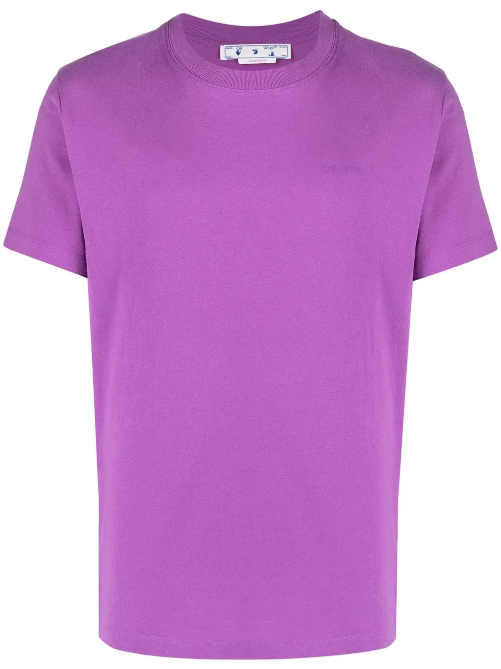 

Off-White playera con logo estampado - Morado