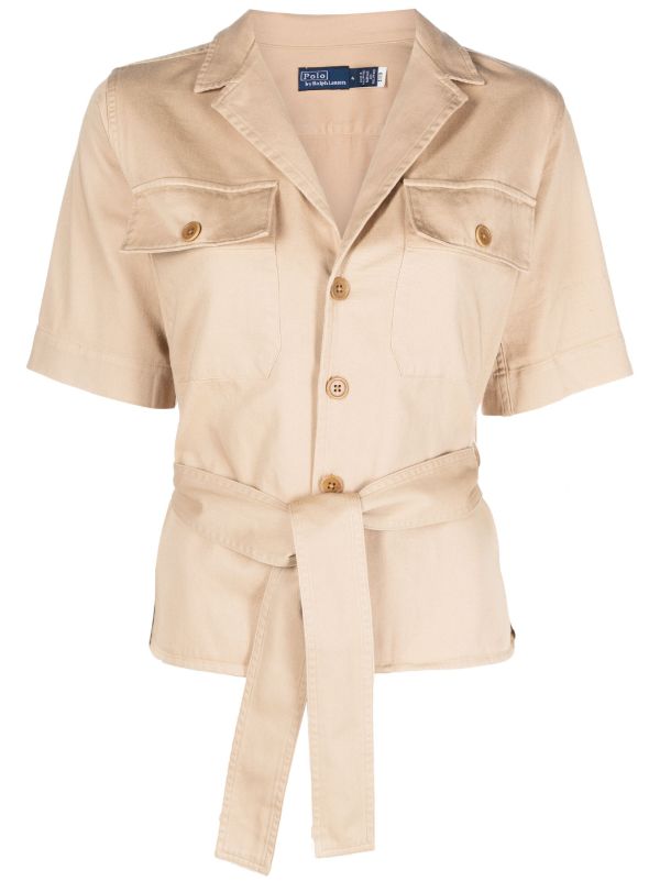 Ralph lauren discount short trench coat