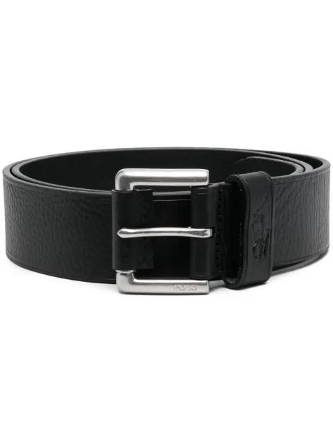 Polo Ralph Lauren pebbled-texture leather belt