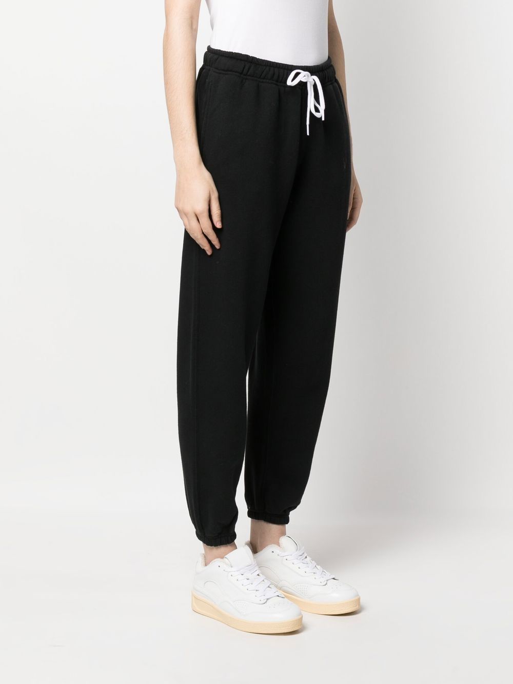 Shop Polo Ralph Lauren Tapered Drawstring Track Pants In Black