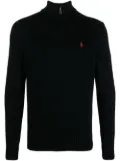 Polo Ralph Lauren short zip-up cotton pullover - Black