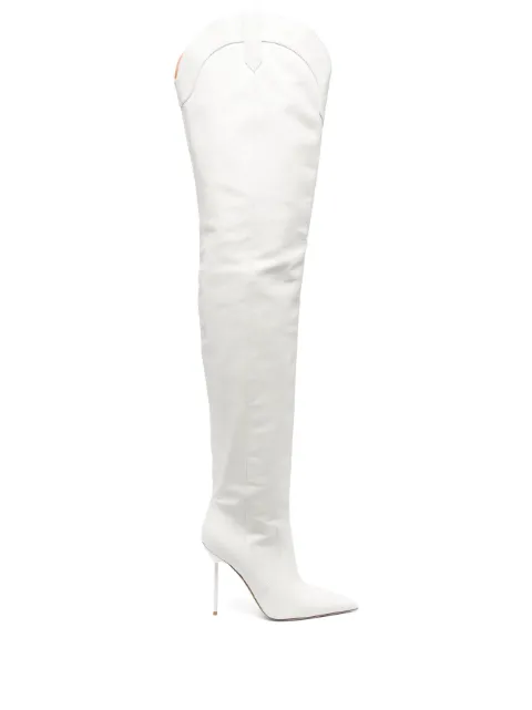 Paris Texas Paloma crystal-embellished 115mm  boots