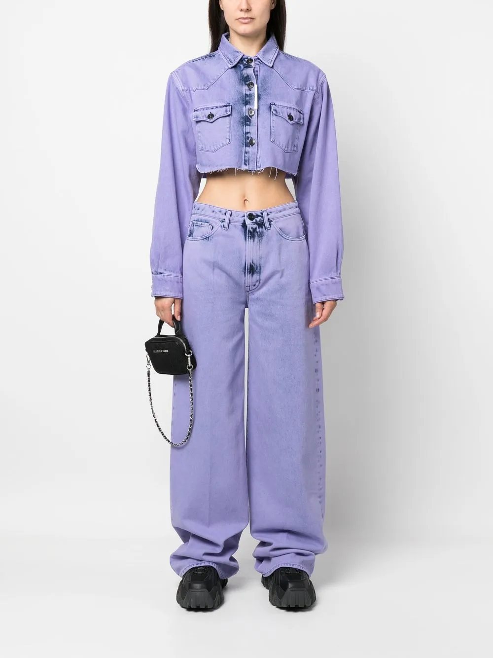3x1 Denim jack - Paars
