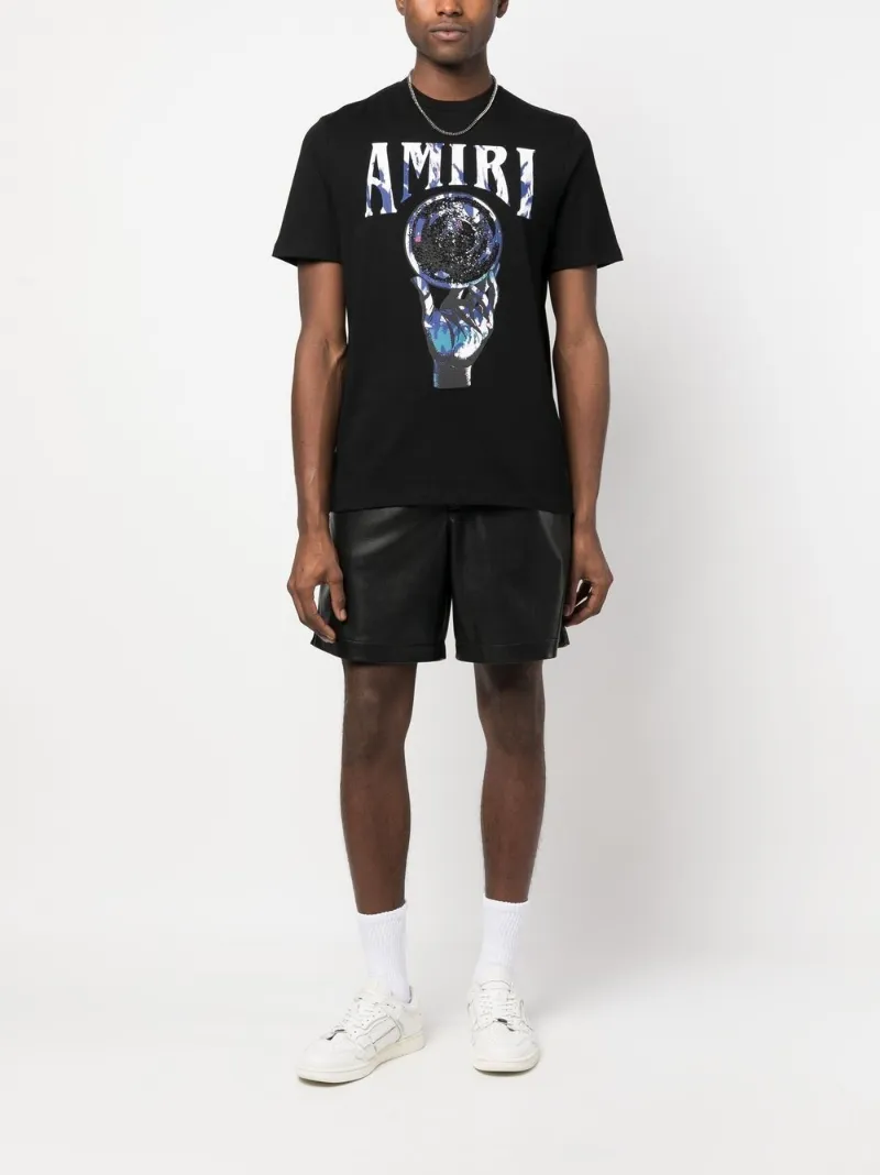 AMIRI Crystal Ball cotton T-shirt black | MODES