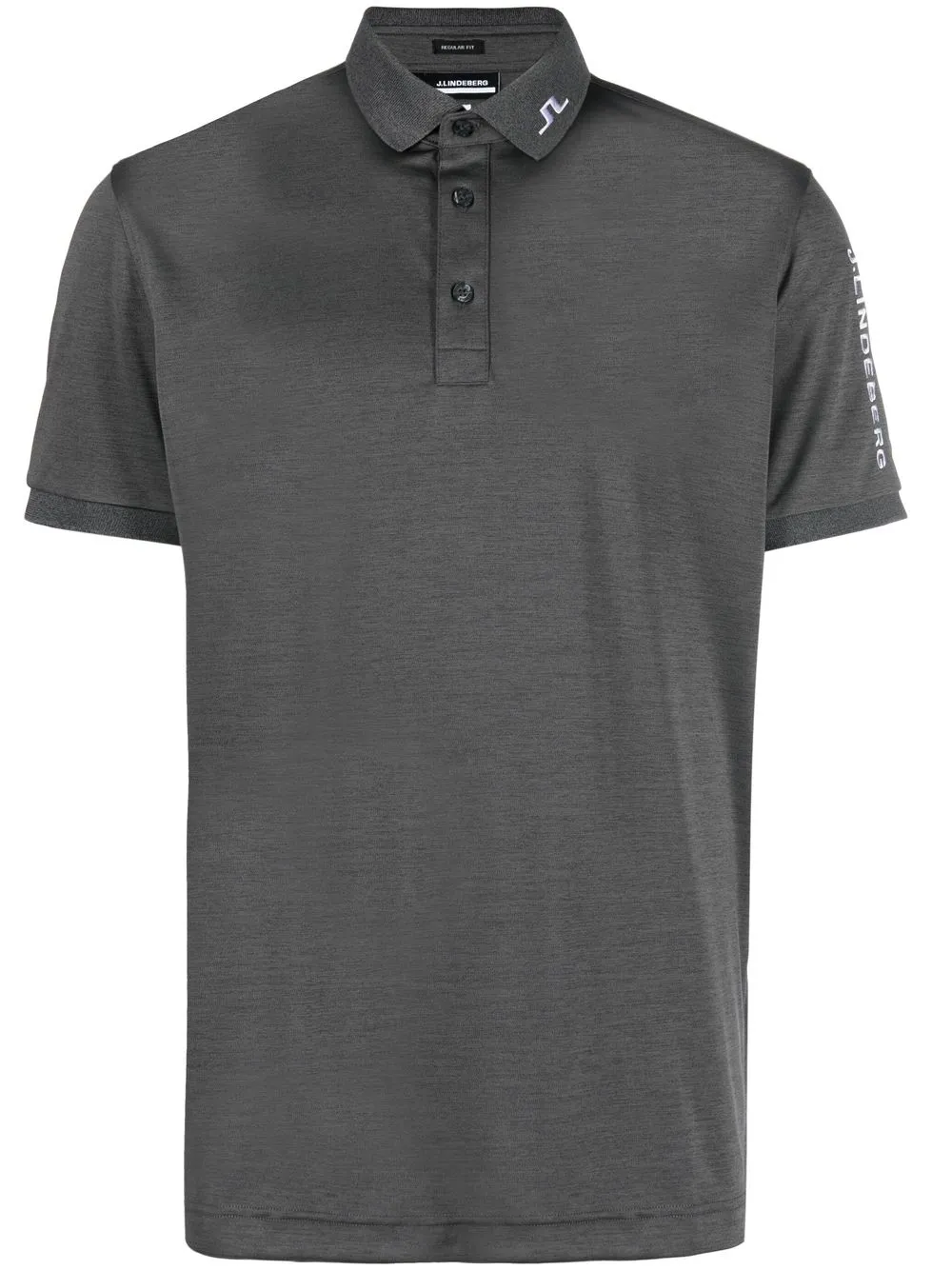 

J.Lindeberg logo-print sleeve polo shirt - Grey