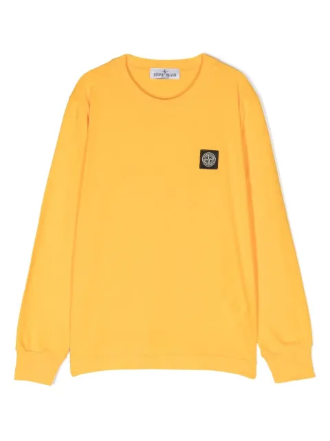 Stone Island Junior - Compass-patch crew-neck sweatshirt