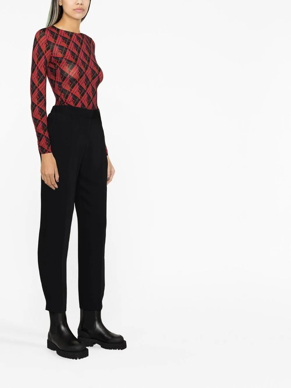 Affordable MM6 Maison Margiela high-waisted trousers Women