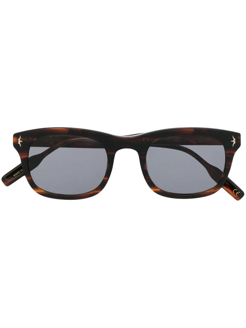 

PENINSULA SWIMWEAR Portofino oval-frame sunglasses - Brown