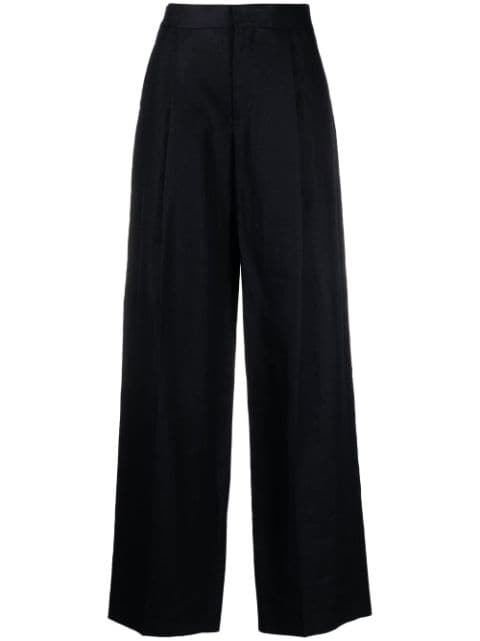 Chloé pressed-crease tailored trousers