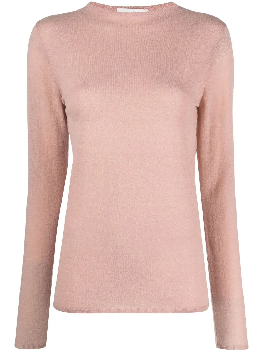 

Tibi wool-blend knitted jumper - Pink