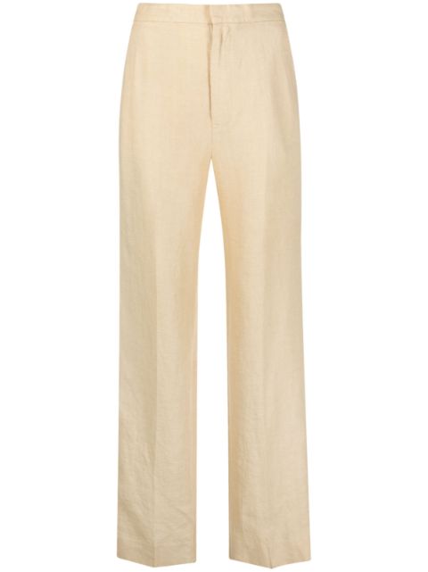 Polo Ralph Lauren straight-leg linen trousers Women