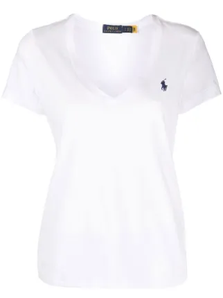 Polo Ralph Lauren ホワイト Vネック ポロシャツ M 19505416_43825635_322.jpg
