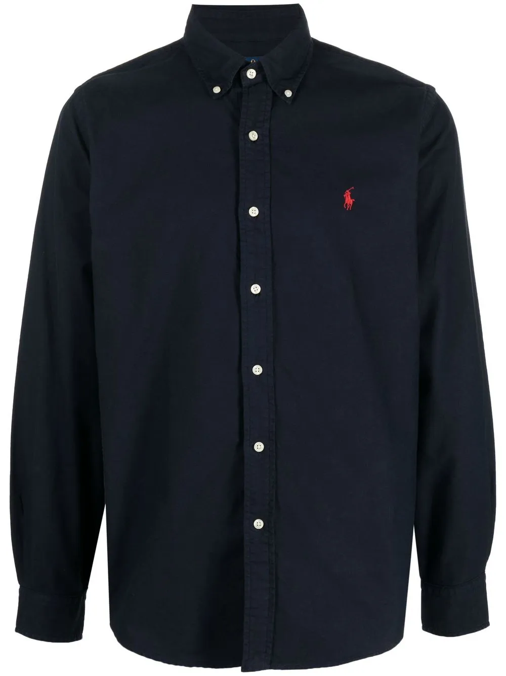 

Polo Ralph Lauren logo-embroidery cotton shirt - Blue