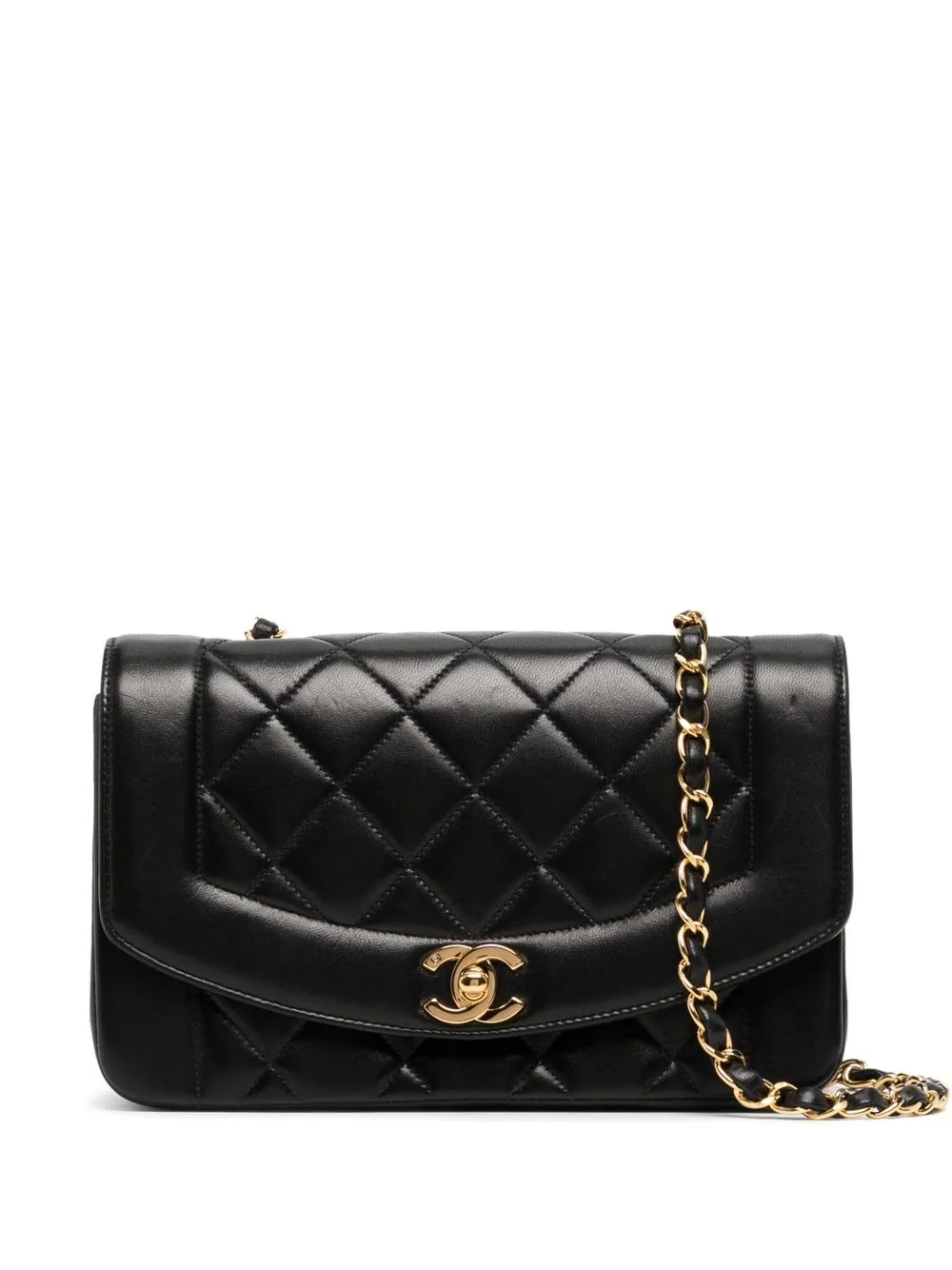 

CHANEL Pre-Owned 1997 small Diana crossbody bag - Black