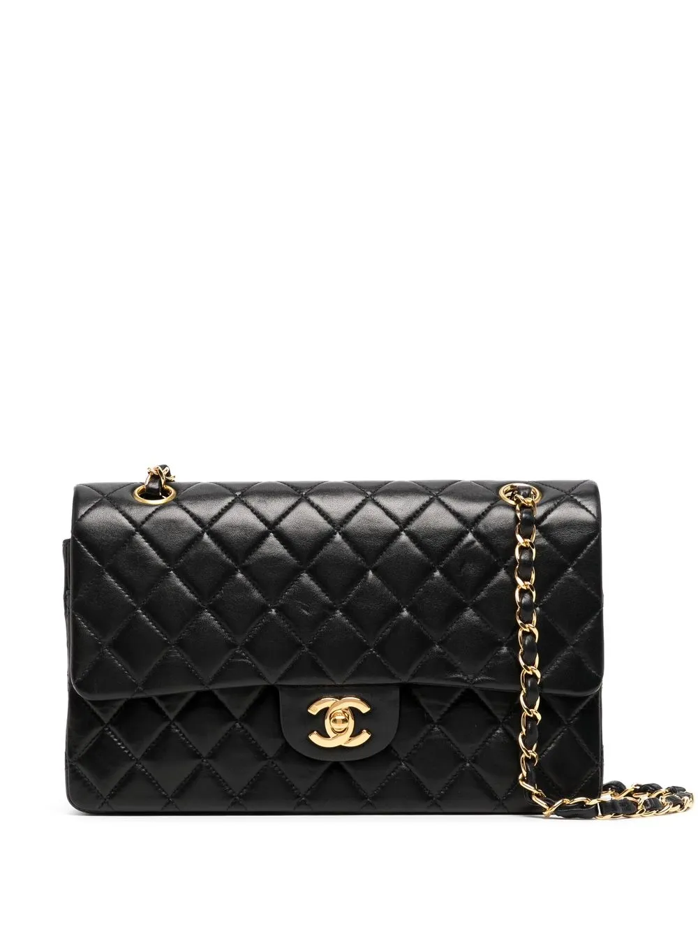 

CHANEL Pre-Owned 2000 medium Double Flap shoulder bag - Black