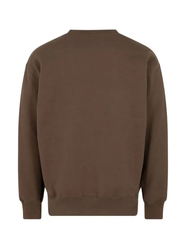 Supreme Box Logo Crewneck Brown - スウェット