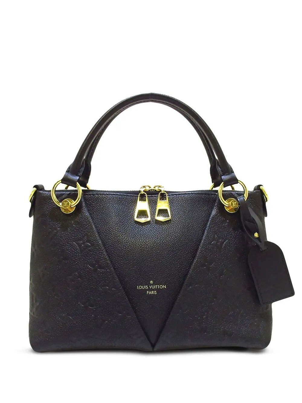 

Louis Vuitton 2019 pre-owned Empreinte debossed monogram V BB two-way bag - Black