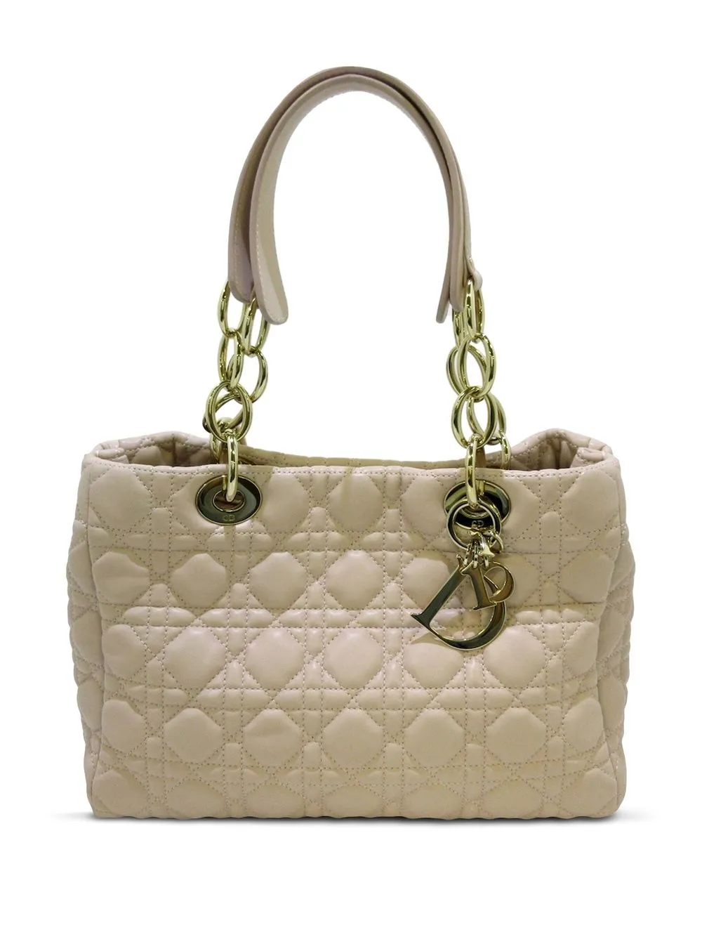 

Christian Dior pre-owned Cannage soft Lady Dior tote - Neutrals