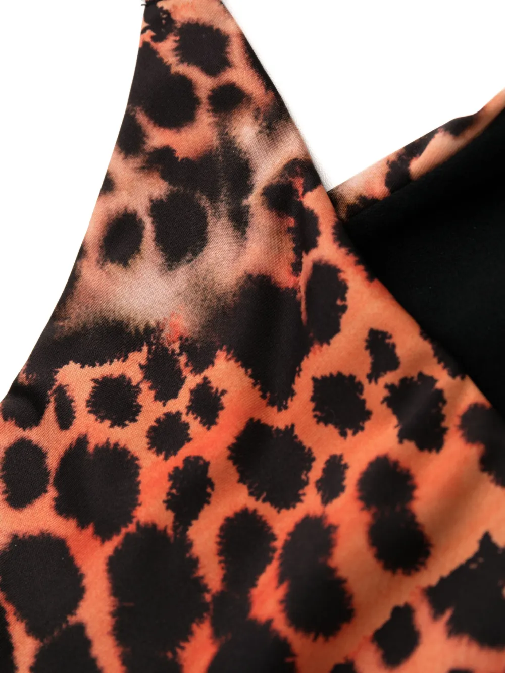 Roberto Cavalli Leopard-print Bikini Bottoms In Orange