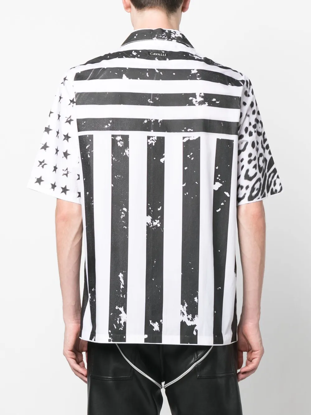 Roberto Cavalli Graphic-print Shirt In White