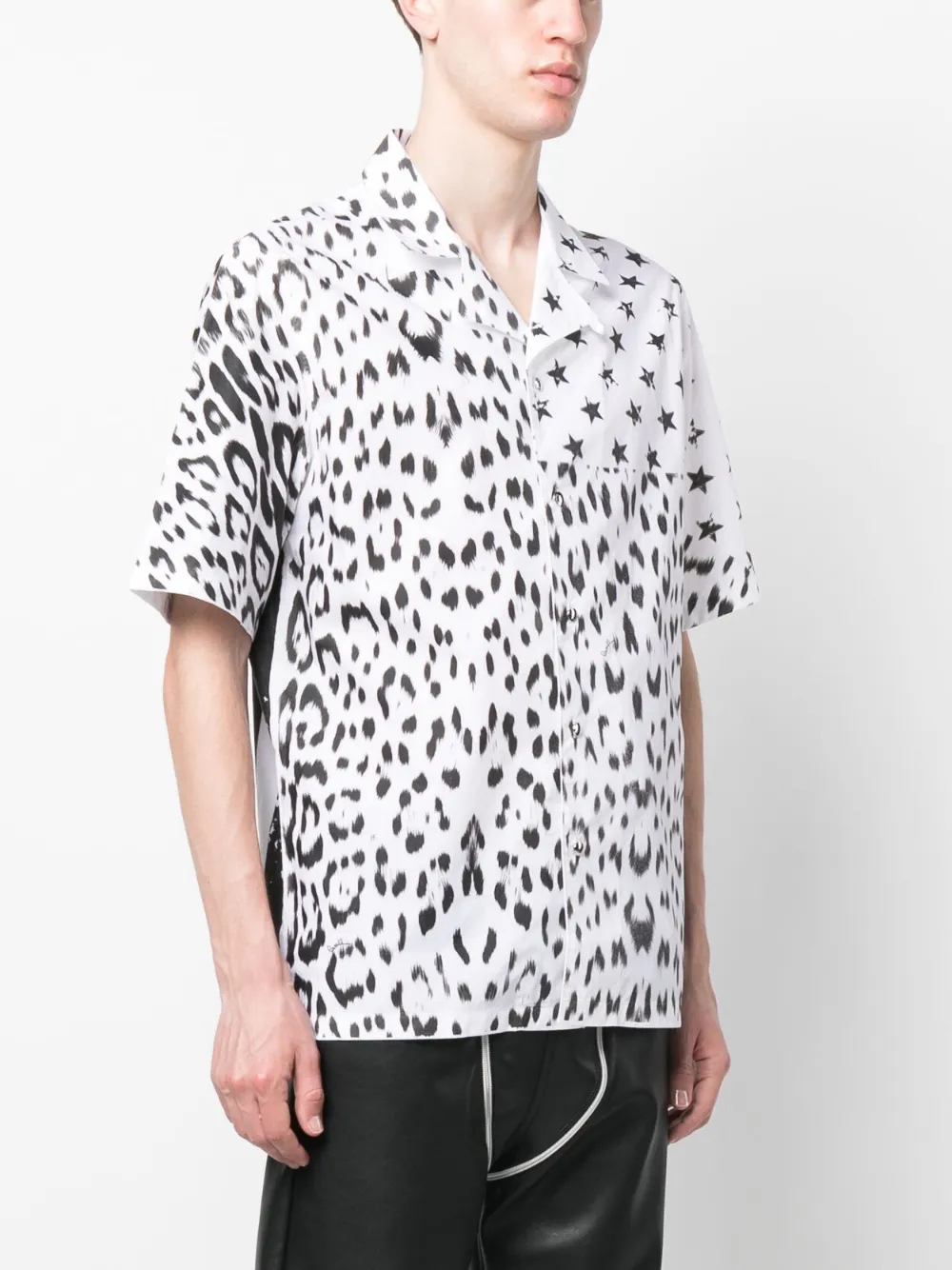 Roberto Cavalli Graphic-print Shirt In White