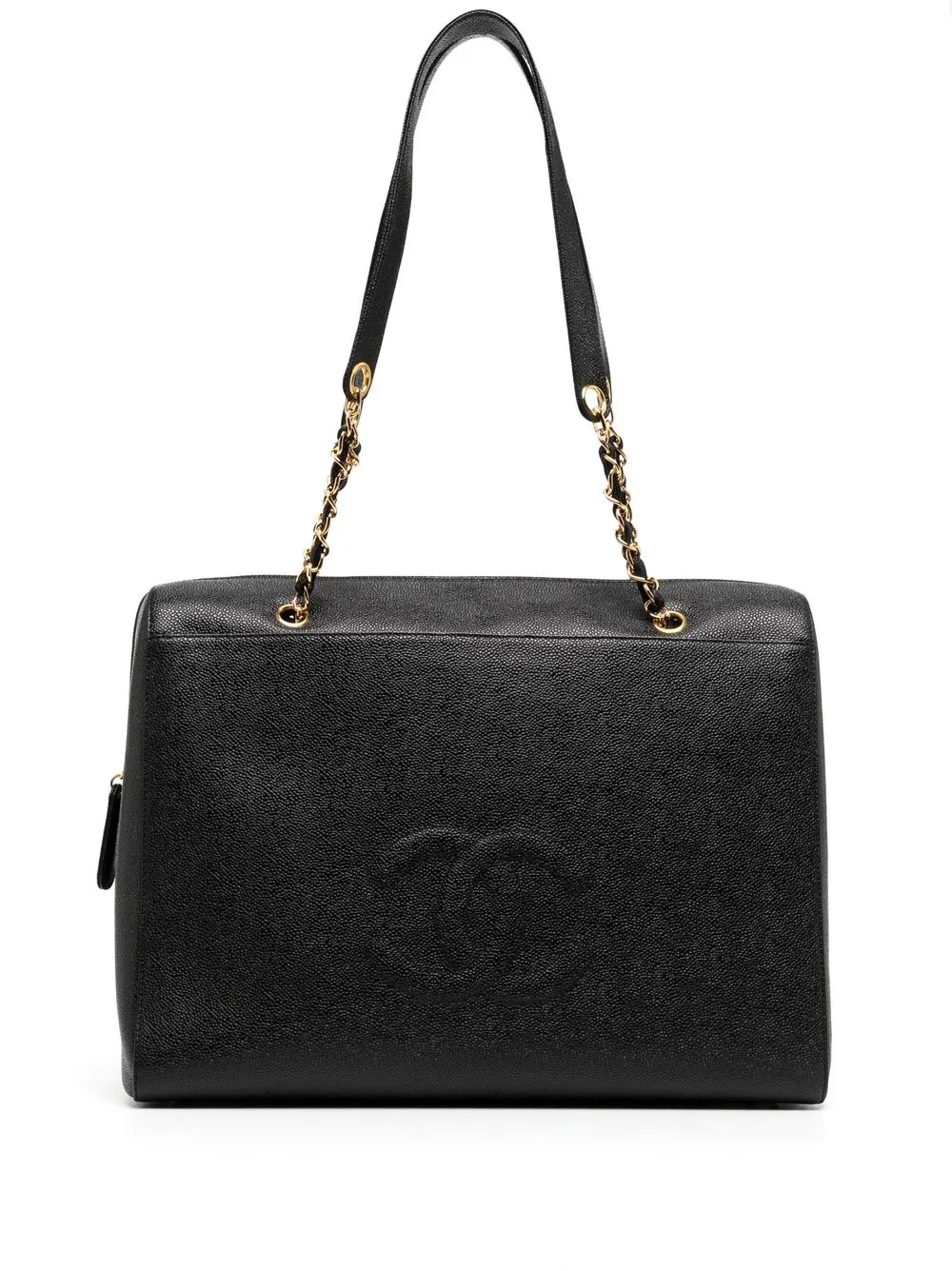 

CHANEL Pre-Owned 1998 Jumbo CC tote bag - Black