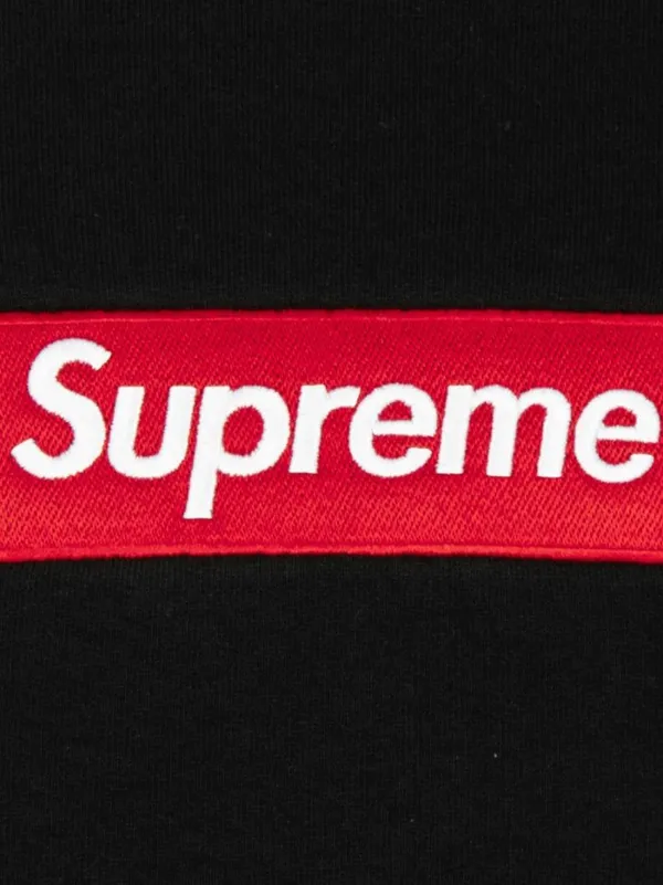 Supreme box best sale logo crewneck black