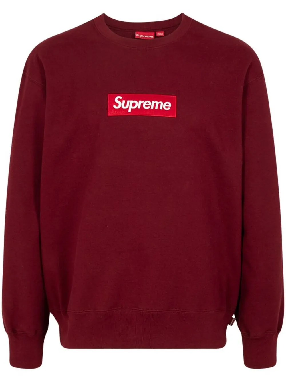 Supreme Box Logo Crew-neck Sweatshirt In Red