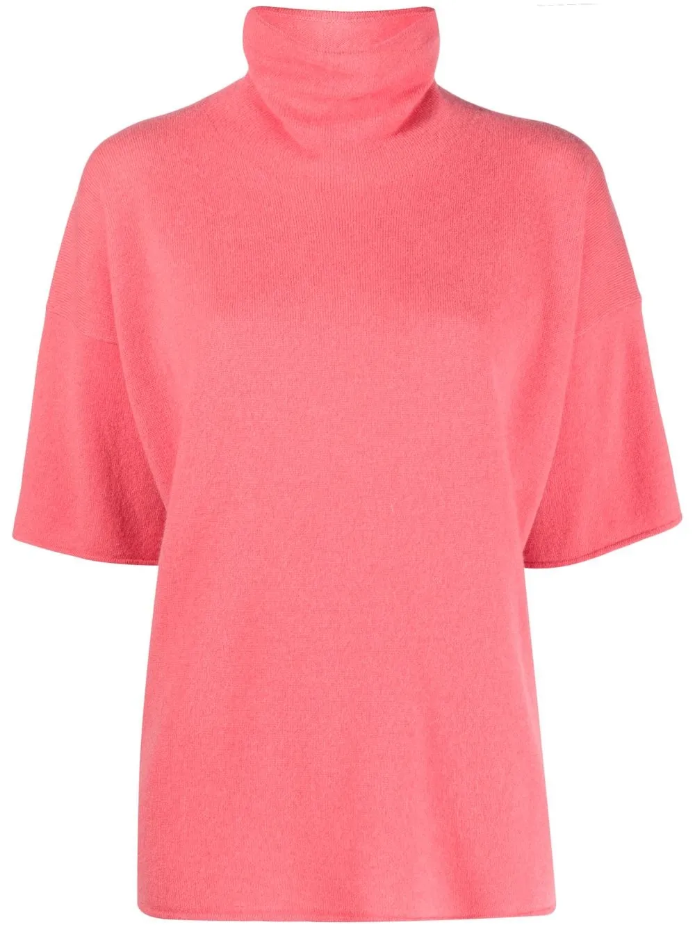 

SMINFINITY roll neck cashmere top - Pink