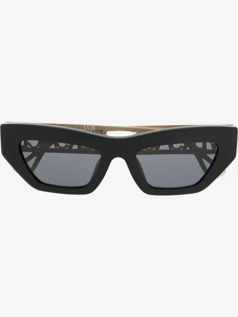 Versace Eyewear Cat-Eye-Sonnenbrille mit Logo